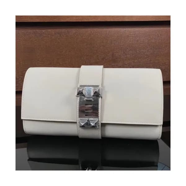 Hermes Medor Swift Leather Clutch Bag ,23cm - 에르메스… - 1