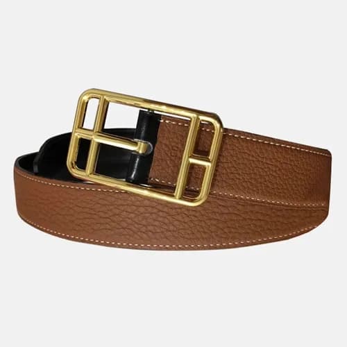 Hermes 2019 Mens Classic Both-sides Leather Belt -… - 1