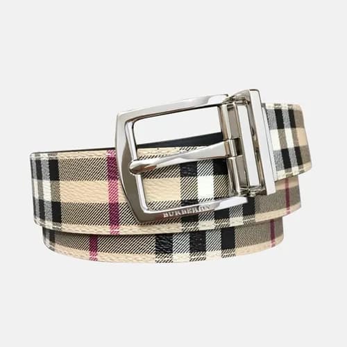 Burberry 2018 London Signature Mens Leather Belt -… - 1