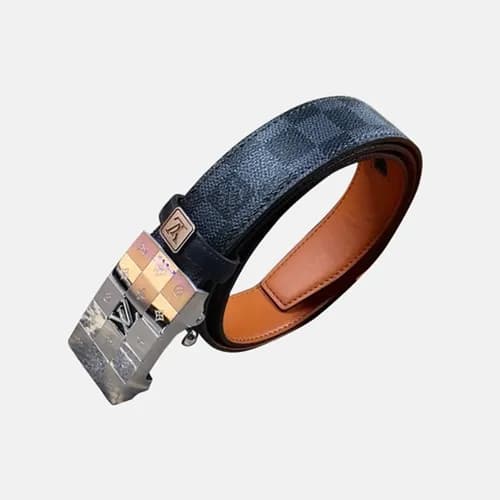 Louis vuitton 2019 Mens Signature Box Logo Buckle … - 1