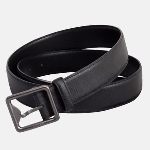 Prada 2019 Mens Classic Logo Business Leather Belt… - 1