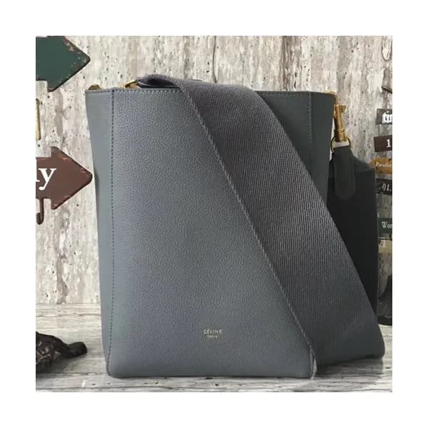 Celine Leather Sangle Small Shoulder Bag,25CM - 셀린… - 1
