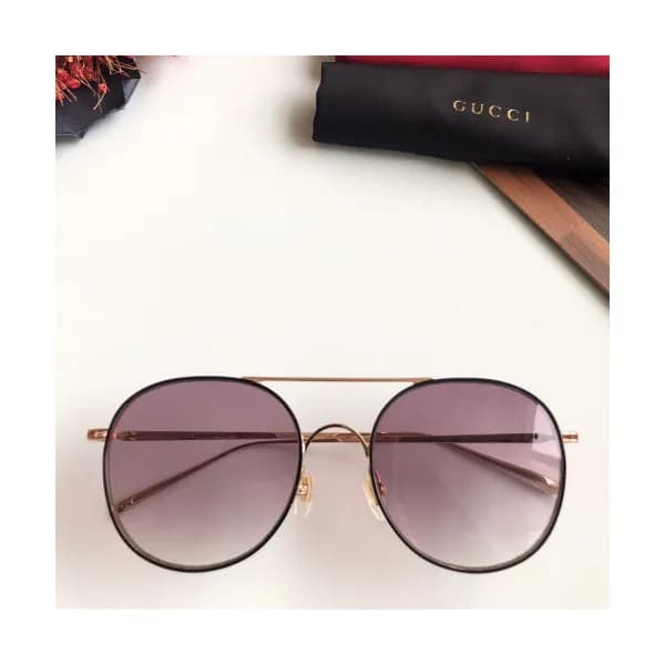 Gucci 2019 Mm/Wm Retro Metal Frame Sunglasses - 구찌… - 1