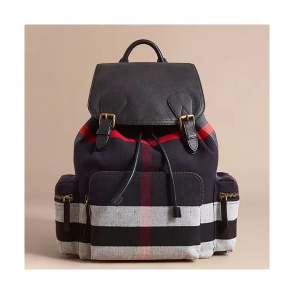 Burberry 2019 Canvas Back Pack , 42cm - 버버리 2019 캔… - 1