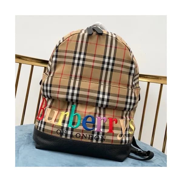 Burberry 2019 Canvas & Leather Back Pack , 40cm - … - 1