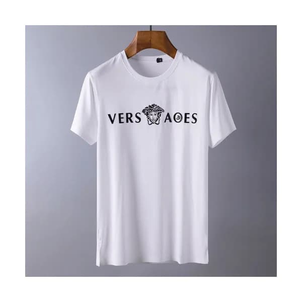 Versace 2019 Mens 3D Print Medusa Cotton Short Sle… - 1