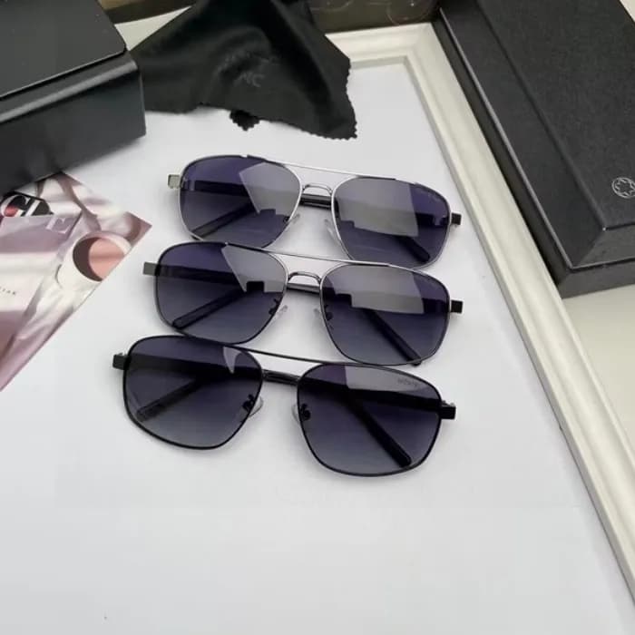 Montblan 2023 Mens Retro Logo Metal Frame Eyewear… - 1