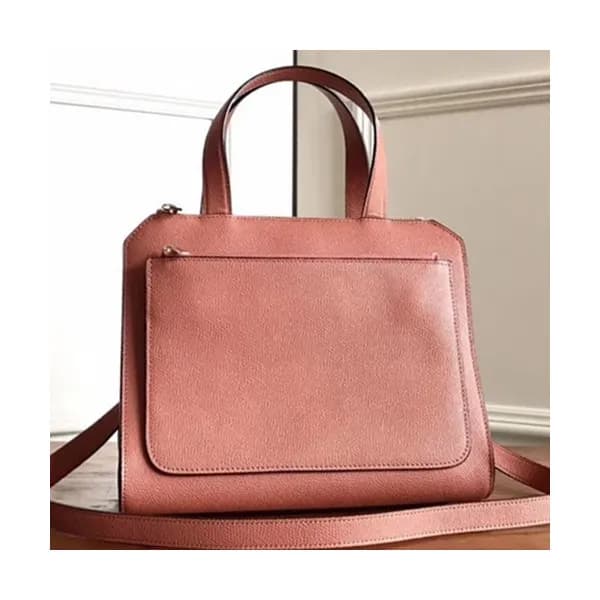 Valextra 2019 Passepartout Leather Tote Shoulder B… - 1