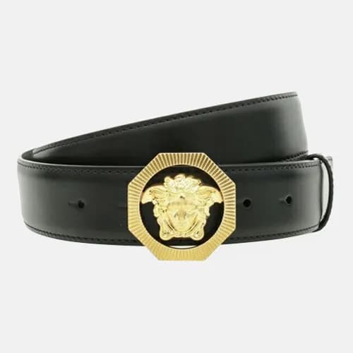 Versace 2019 Mens Leather Belt - 베르사체 2019 남성용 레더… - 1
