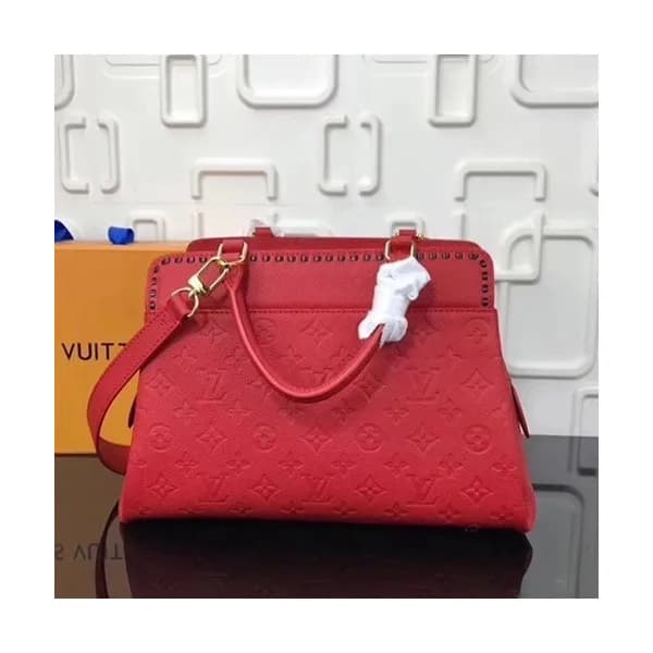 Louis Vuitton 2019 Vosges Leather Tote Shoulder Ba… - 1
