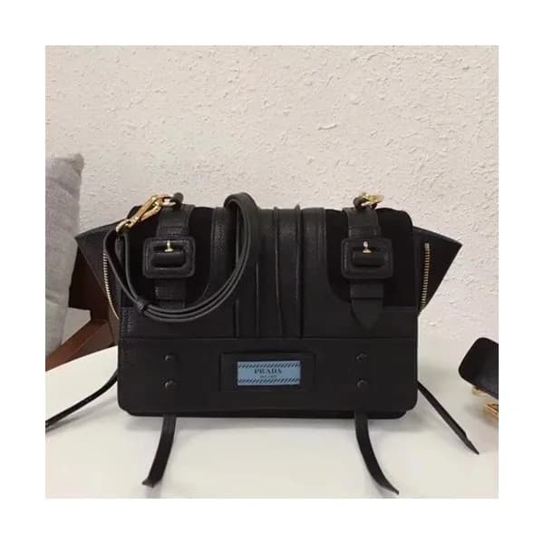 Prada 2019 Etiquette Shoulder Bag,24cm - 프라다 2019 … - 1