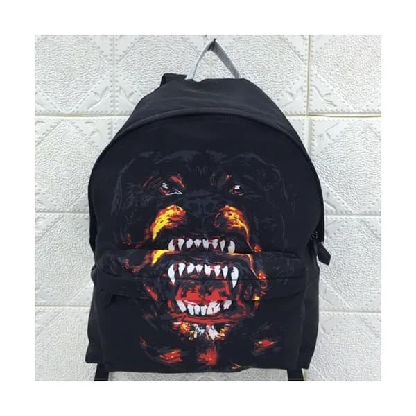 Givenchy 2019 Canvas & Leather Back Pack,41cm - 지방… - 1