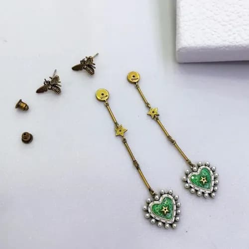 DIOR Vintage Earring -디올 빈티지 이어링 DIO0033.(옐로우 골드) - 1
