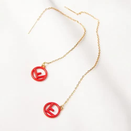 FENDI Earring - 펜디 여성용 귀걸이 fen0004.컬러(레드) - 1