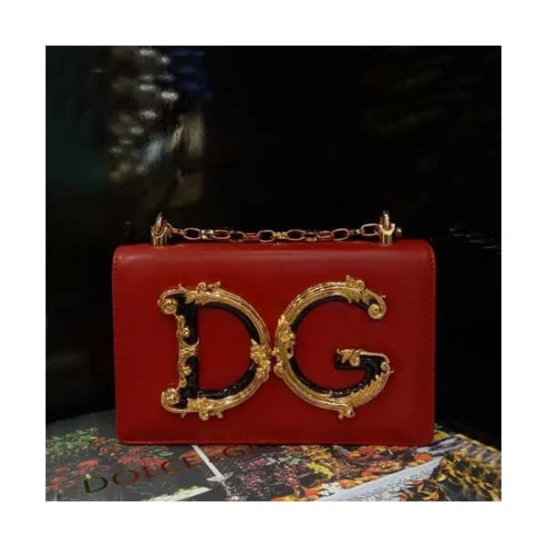 Dolce&Gabbana 2019 Leather Chain Cross Bag ,21CM -… - 1