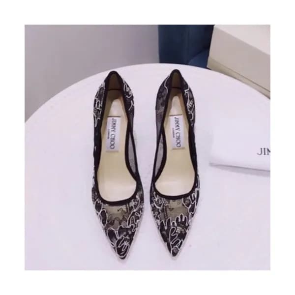 Jimmy Choo 2019 Ladies Lace Pumps High Heel - 지미츄 … - 1