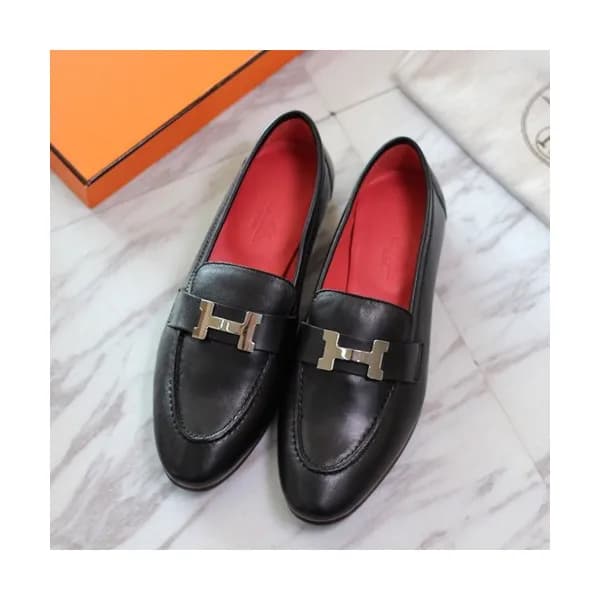 Hermes 2019 Ladies Leather Loafer- 에르메스 2019 여성용 레… - 1