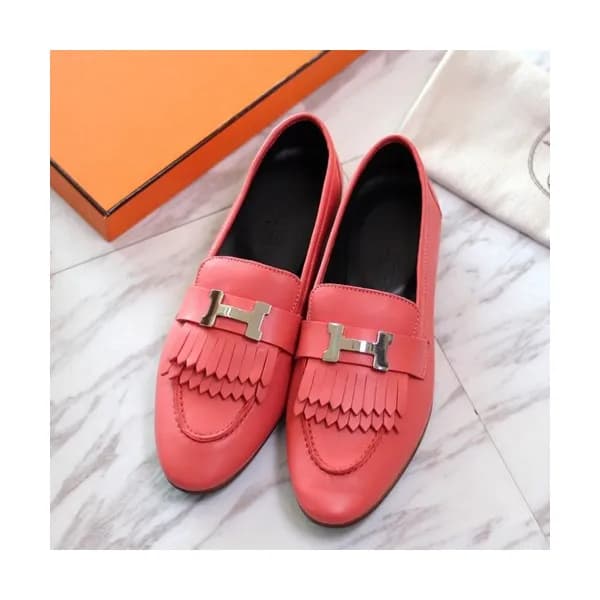 Hermes 2019 Ladies Leather Loafer- 에르메스 2019 여성용 레… - 1