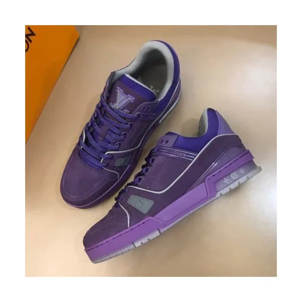 Louis vuitton 2019 Mens Leather Sneakers - 루이비통 2… - 1