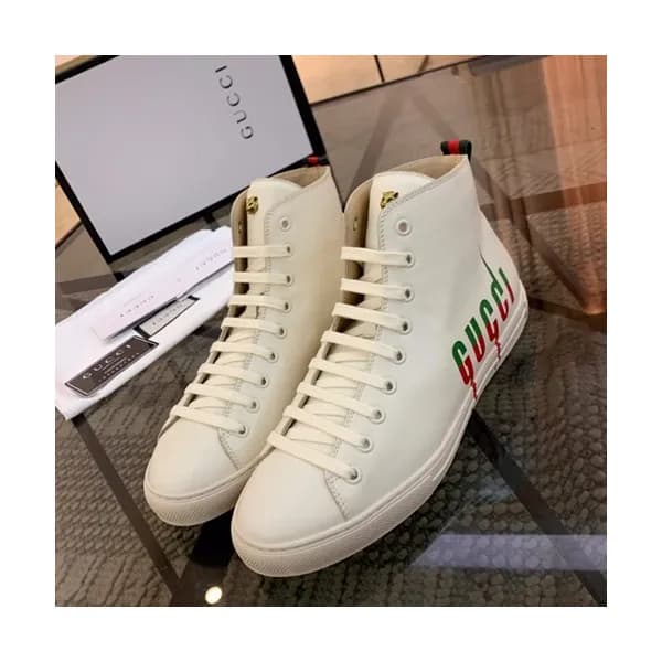 Gucci 2019 Mens Leather Sneakers - 구찌 2019 남성용 레더 … - 1