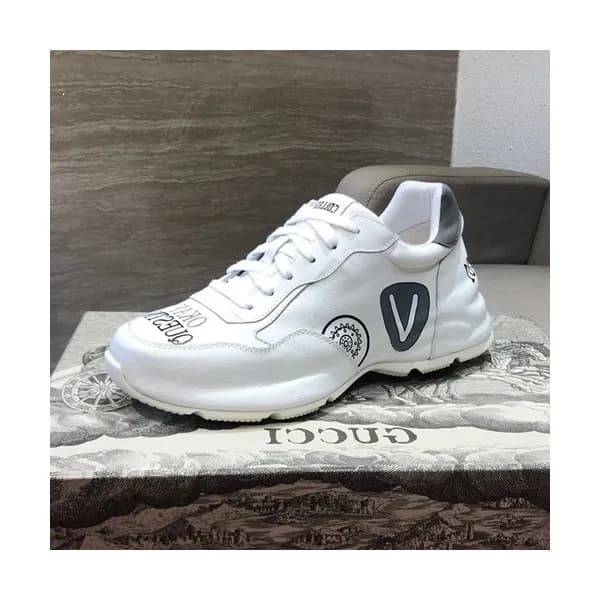 Gucci 2019 Mens Leather Sneakers - 구찌 2019 남성용 레더 … - 1
