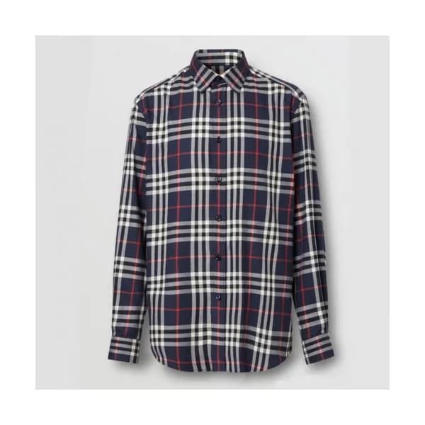 Burberry 2019 Mens Vintage Logo Flannel shirt - 버버… - 1