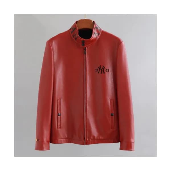 Gucci 2019 Mens Logo Casual Leather Jacket - 구찌 20… - 1