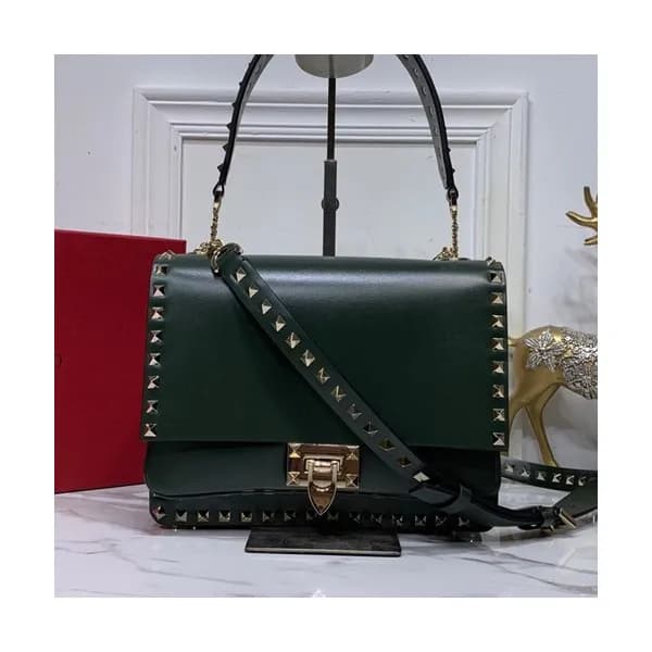 Valentino 2019 Leather Garavani Tote Shoudler Bag,… - 1