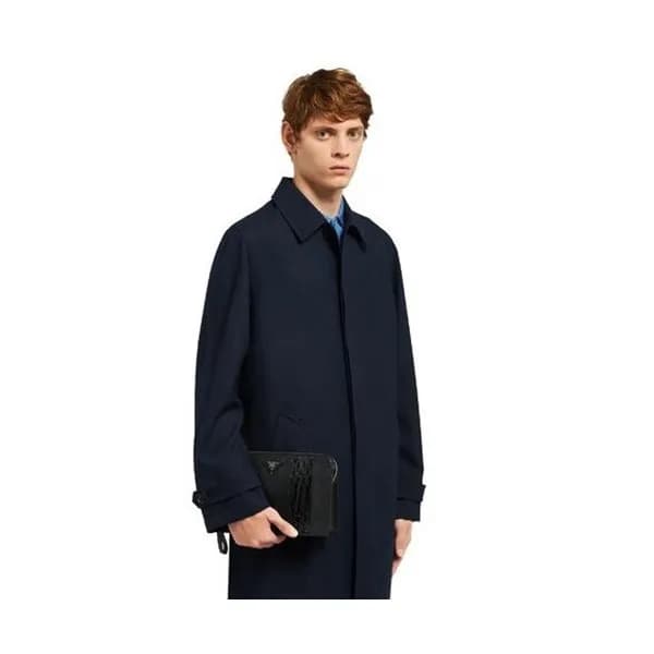 Prada Mens 2019 Mens Leather Clutch Bag ,26.5CM - … - 1