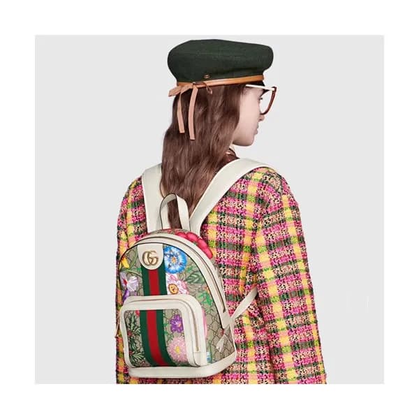 Gucci 2019 GG Ophidia Supreme Women Back Pack,22CM… - 1