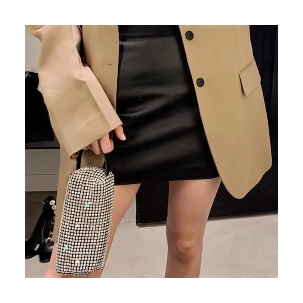 Alexander Wang 2019 Cubic & Leather Tote Bag,20.5c… - 1