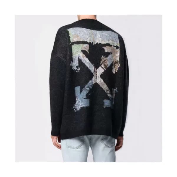 Off-white 2019 Mm/Wm Brush Mohair Knit Sweater - 오… - 1