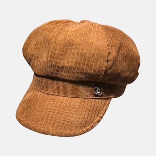 Chanel 2019 Ladies Corduroy Cap - 샤넬 2019 여성용 골덴 모… - 1