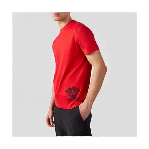 [베르사체]Versace 2020 Mens Logo Silket Short Sleeved … - 1