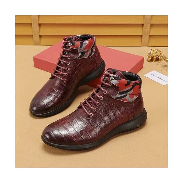 Ferragamo 2020 Mens Leather Sneakers - 페라가모 2020 남… - 1