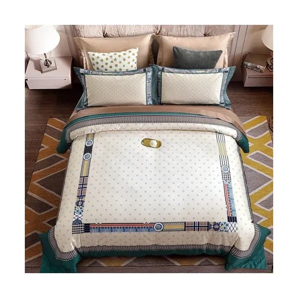 Hermes 2020 Supima Cotton Bedding 4 Set - 에르메스 202… - 1