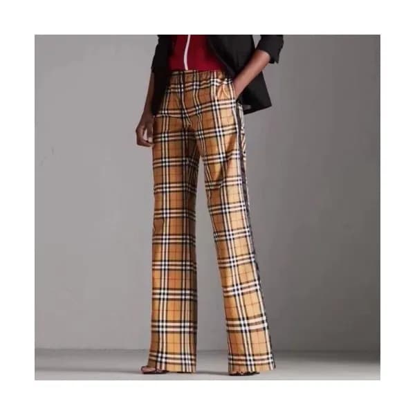 Burberry Womens Vintage Classic Cotton Pants - 버버리… - 1