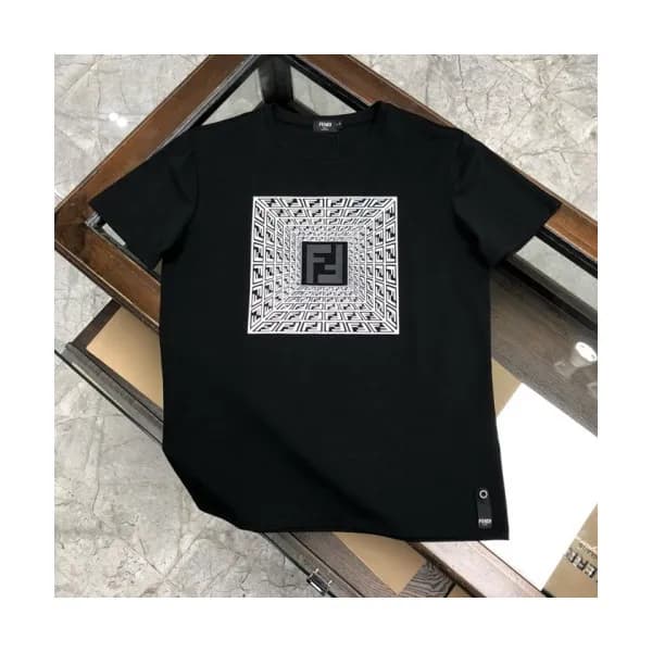 [펜디]Fendi 2020 Mens Logo Casual Silket Short Sleev… - 1
