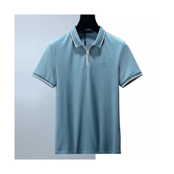 Ermenegildo Zegna 2020 Mens Business Short Sleeved… - 1