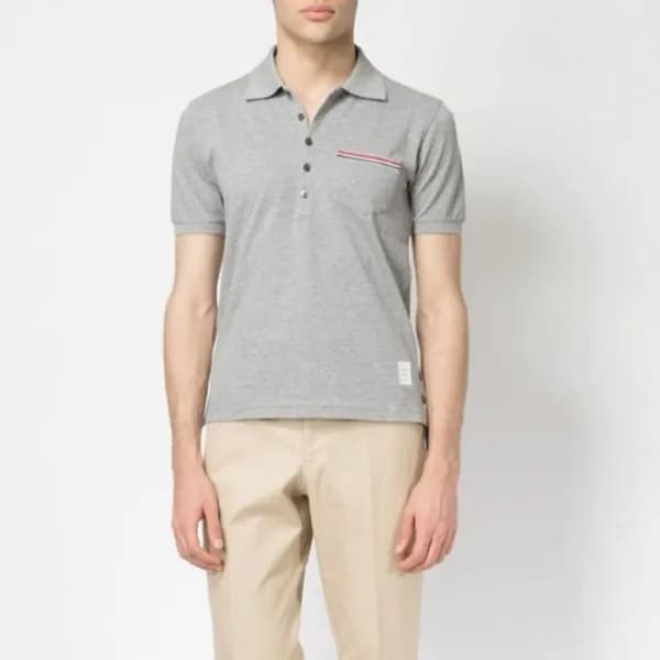 Thom Browne Mens Polo Tshirts - 톰브라운 남성 폴로 반팔티 - t… - 1