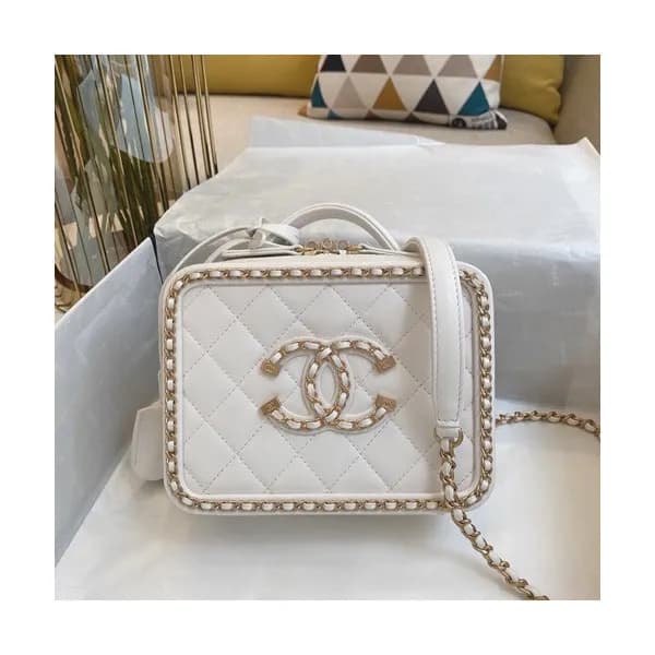 Chanel 2020 Leather Chain Tote Shoulder Cross Bag,… - 1