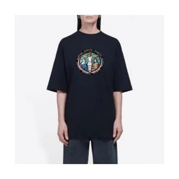 [발렌시아가]Balenciaga 2020 Mm/Wm Logo Cotton Short Sle… - 1