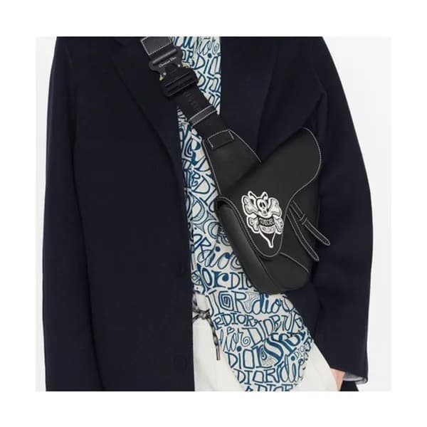 Dior 2020 Mens Leather Hip Sack,26CM - 디올 2020 남성용… - 1