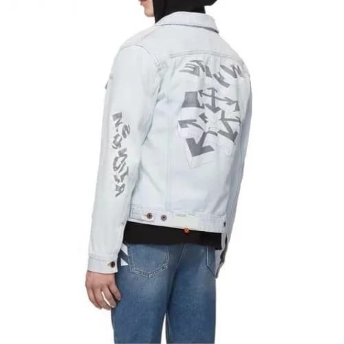 [오프화이트]Off-white 2020 Mm/Wm Logo Casual Denim Jack… - 1