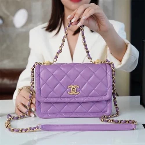 Chanel 2020 Women's Leather Vintage Cross Shou… - 1