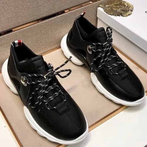 Moncler 2021 Men's Leather Sneakers - 몽클레어 202… - 1