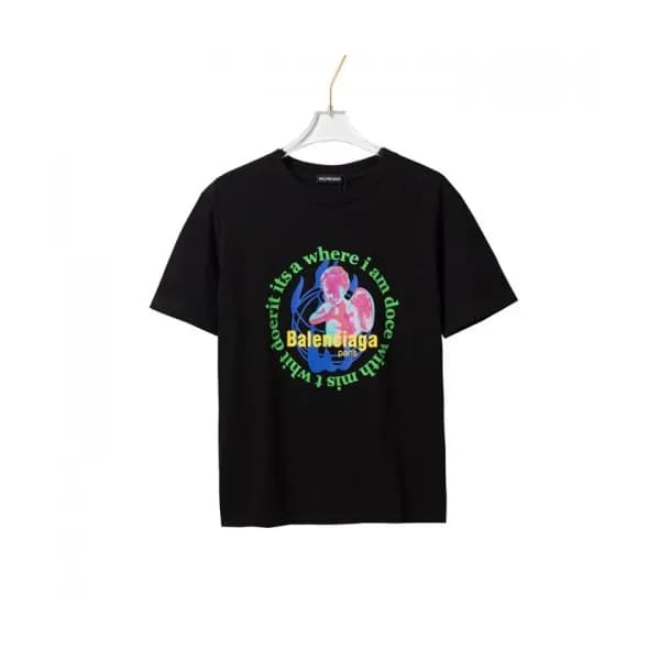 [발렌시아가]Balenciaga 2021 Mm/Wm Logo Cotton Short Sle… - 1