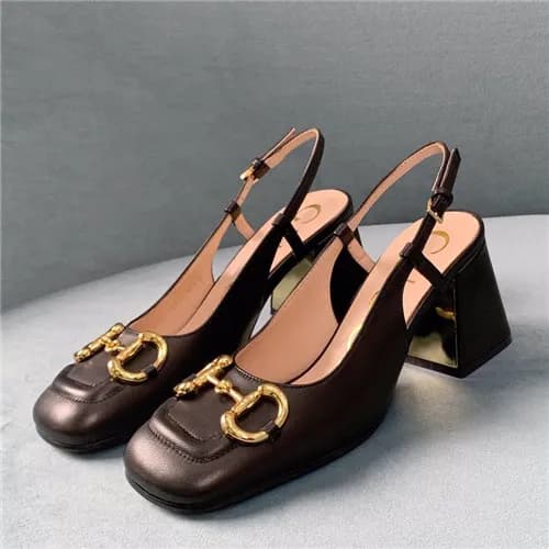 Gucci 2021 Women's Leather High Heel Sandal - … - 1