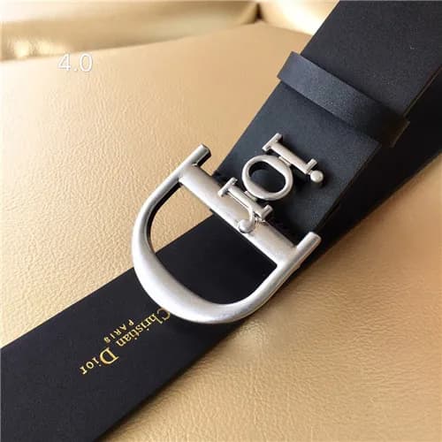 Dior 2021 Men's Leather Belt,4.0cm - 디올 2021 남… - 1