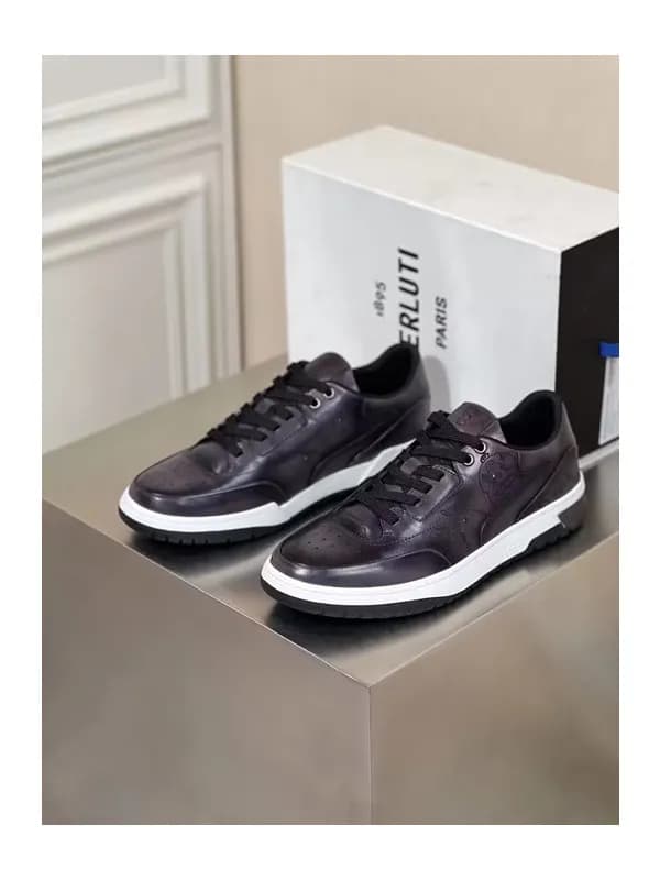 Berluti 2022 Mens Twist Leather Derby Shoes - 벨루티 … - 1